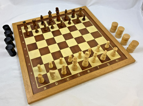 Schachspiel dame holz - schachspiel,
