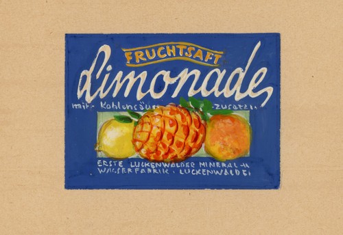 Luckenwald limonade reklame - luckenwald,