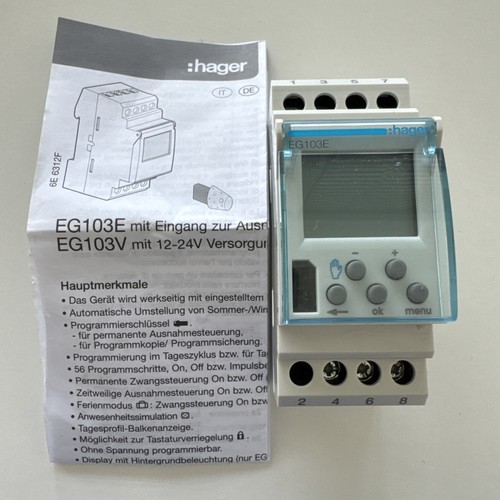 Hager timer eg103e - hager,
