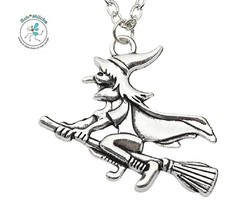 Anhänger Hexe Besen Spaß