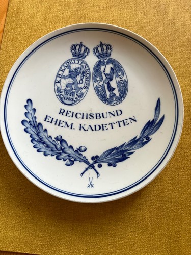 Meissen regimentsteller - meissen,