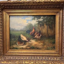 Gemälde von Hühnern, Künstler: Albert Wessels