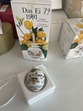 Hutschenreuther Ei Porzellan 1989 mit OVP  - kein Mini-Ei !