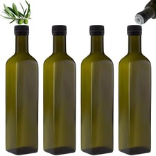 4 Ölflaschen 500ml mit