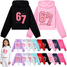 Mädchen Hoodie Nummer 67 mit