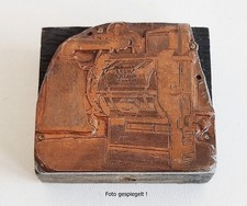 Antiker Buchdruck Klischee /