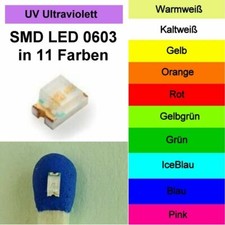 SMD LED 0603 in 10