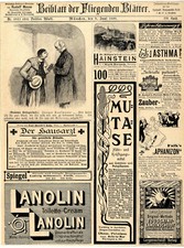 Mutase Uerdingen a.Rh. Langenscheidt-Verlag Berlin Underwood Schreibmaschine1899