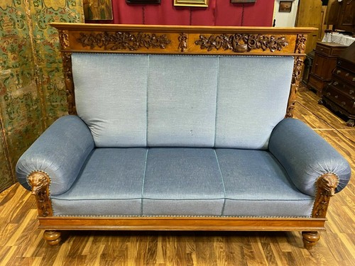 Prunk sofa jagd motive - motive, 1860