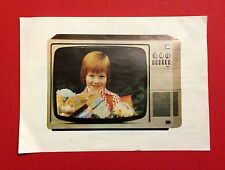 Faltblatt Typenblattt RFT Fernseher um 1985   ( F13035