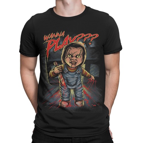 Chucky want play t shirt - chucky, to