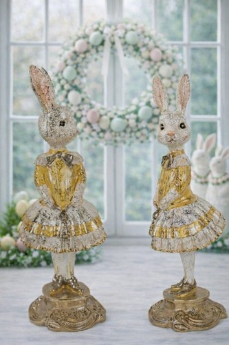 Osterhase häsin kleid gelb - osterhase,