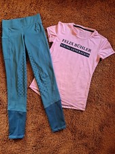 Felix Bühler  Reithose u. Shirt Gr. 164