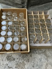 vintage Gläser *JH elegance* 70er Noppenglas Bar Theke Cocktail 46 Stück England