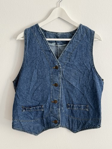 Vintage jeansweste denim weste - denim,