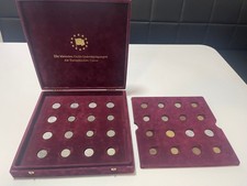 Verschiedene Alte Münzen 18-19 Jahrhundert Konvolut mit Box Enthalten Sammlung