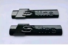 2x S-line logo Glanz Emblem