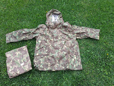 Military jacket against the