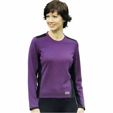 Damen Lauf- und Walkingshirt Shirt Lila Atmungsaktiv Coolmax Jogging Fitness