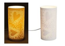 Tischlampe aus Porzellan mit