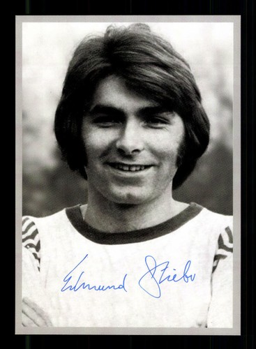 Edmund stieber autogrammkarte - stieber,