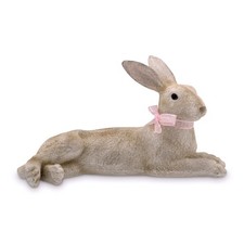 Osterhase 48 cm liegend braun