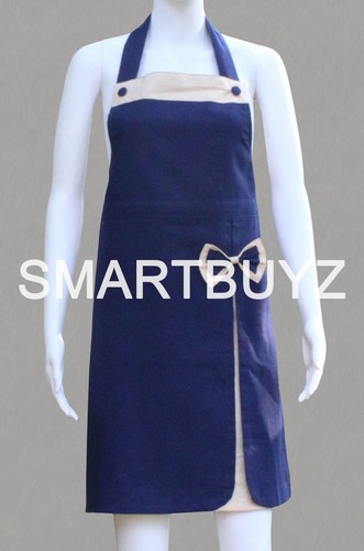Küchenschürze blau für