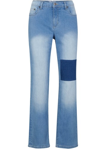 Trendige jeans mit patchwork - trendige,