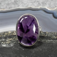 Amethyst Ring, 925er Silber, Edelsteinring (24071), Edelsteinschmuck
