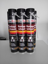 Bauschaum Montageschaum mit Aussprührohr 11 x 750 ml PU Schaum Fenster Schaum