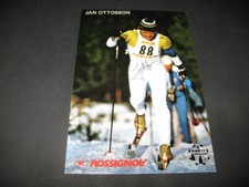 Jan Ottosson SWE 1.OS 1984 1988 Langlauf Autogrammkarte ORIGINAL