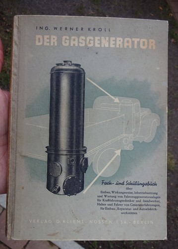 Buch der gasgenerator 1943 - gasgenerator,