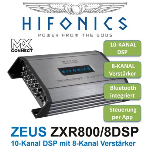 Hifonics zxr800 8dsp class b - hifonics, a/b
