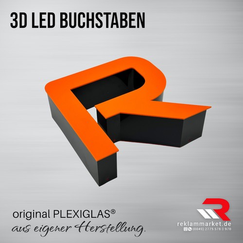 Led buchstaben - 3d,
