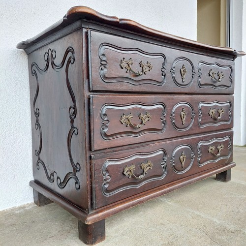 Barock kommode nussbaum - kommode,