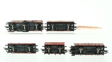 Fleischmann H0 Konvolut Niederbordwagen Hochbordwagen, gedeckter Güterwagen und 