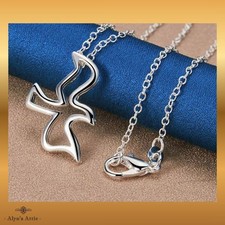 925 Silber Fliegende Taube