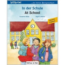 Zweisprachig Englisch Deutsch lernen lesen für Kinder. Grundbegriffe Schule