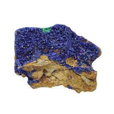 Azurit in Matrix Rohstein │ Blauer Kristall │ Unbehandelt │ Natur Edelstein