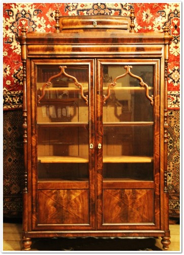 Biedermeier original vitrine - original,