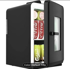 Minikühlschrank 15L, 21 Dosen Minikühlschrank für Schlafzimmer Reisen etc. | AC+12V DC Power