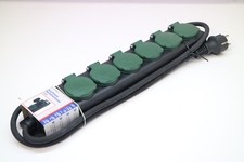 RCV Feuchtraum-Steckdosenleiste – 6-fach – IP44 – 1,4 m Kabel – 16 A / 3500 W –