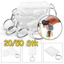 20/50 Stück Foto Schlüsselanhänger Mitgebsel 6*4 cm für Auto, Hotel, Werbung