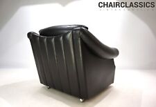 Französischer Art Deco Ledersessel, 1960