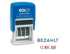 Colop datumstempel mit text - colop,