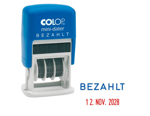 Colop datumstempel mit text - datumstempel,