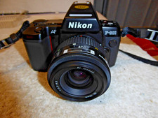 Nikon Spiegelreflex Kamera Typ F801 mit 35-70mm Objektiv , 25330