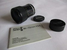NIKON LENS SERIES E Zoom 36-72mm 1:3.5 OBJEKTIV