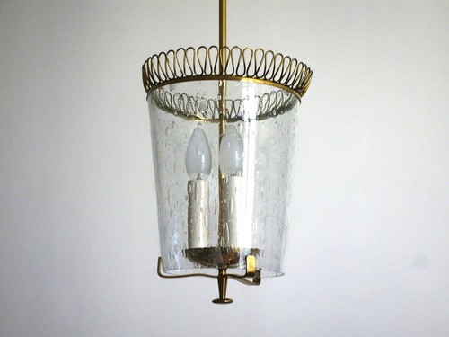 Brass glass ceiling - ceiling, 1950s