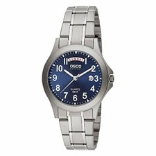 OSCO Germany Herren-Titan-Uhr Analog mit Titan-Armband 02283022